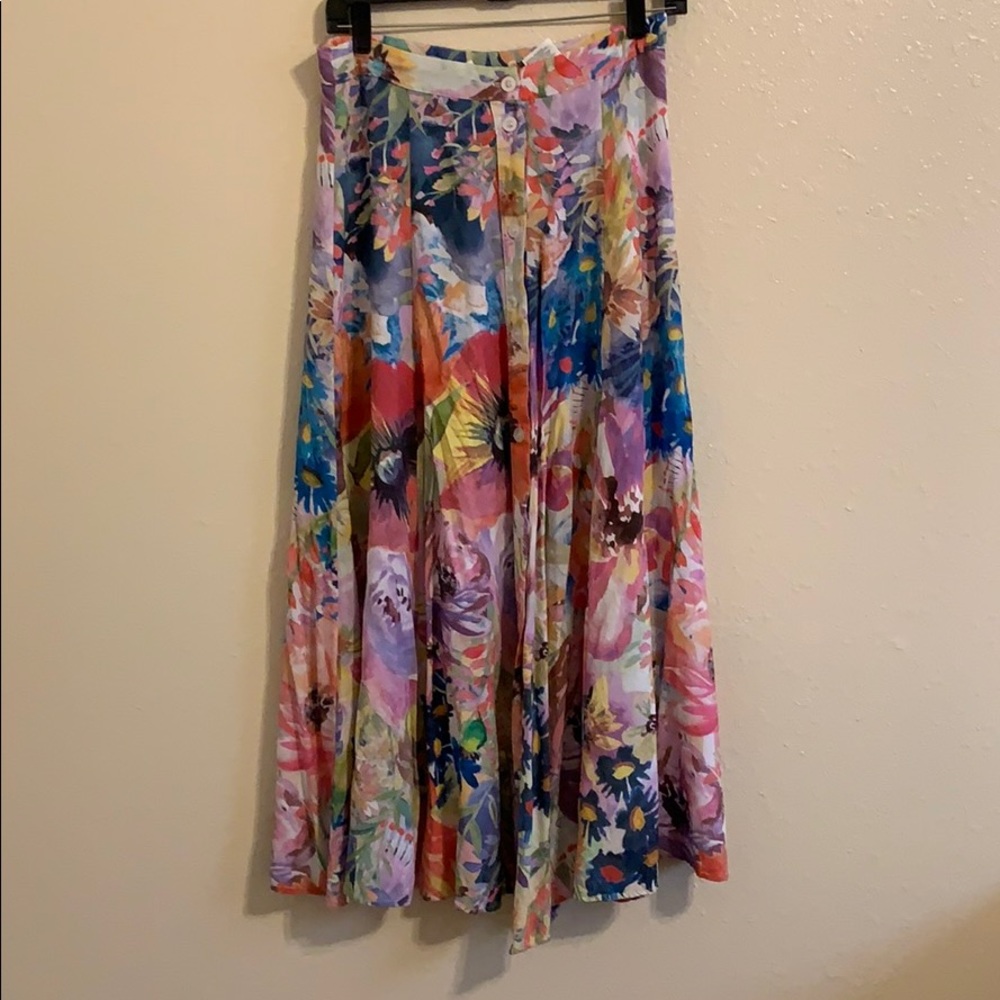 Hm floral skirt